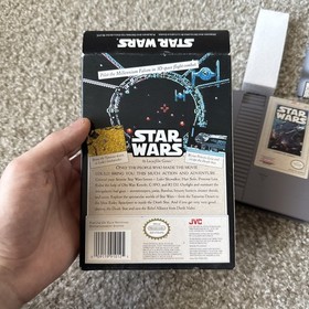 oval seal Star Wars complete in box nintendo nes 