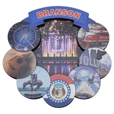 Branson Landmark Missouri Fridge Magnet Souvenir Travel Gift City Attractions