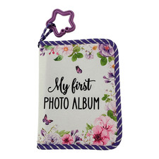 Baby Photo Album Floral Scrapbook Floral Pattern Wallet-style Organizer