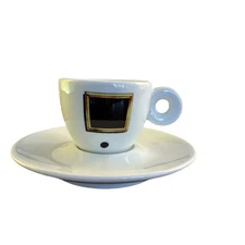 Illy Art Collection 2001 Artistas do Brasil Espresso Cup & Saucer #10743 by IPA