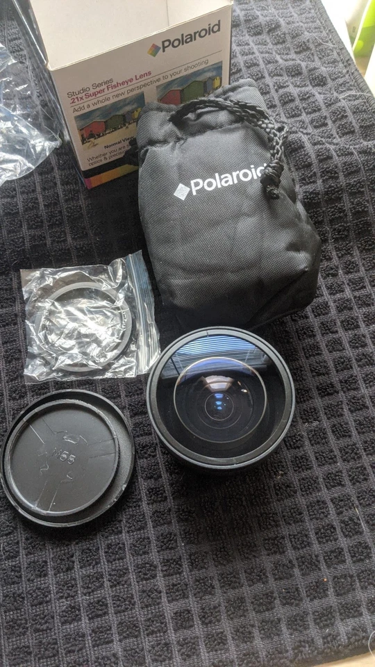 Polaroid Studio Series .21x Super Fish Eye Lens In Original Box - Image 3 of 4