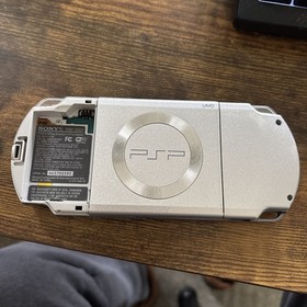 PSP PlayStation Portable PSP-2001 Silver Console No Battery
