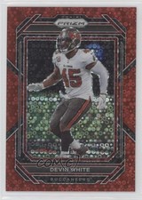 2022 Panini Prizm No Huddle Red Prizm 4/50 Devin White #279 0hr