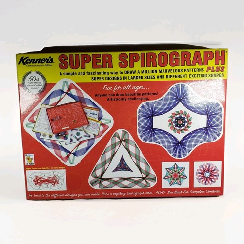 Kenner's Super Spirograph Plus 50th Anniversary Edition Excellent Complete 2016