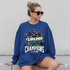 Seattle Seahawks 2025 NFC West Division Champions Sweatshirt