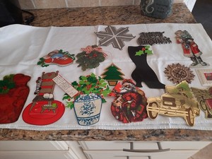 Hallmark Vintage Christmas Package Gift Decorations 15 PCS