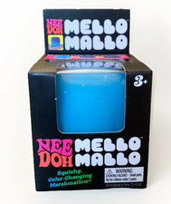 NeeDoh Mello Mallo Squishy Color Changing Marshmallow Blue NEW IN BOX