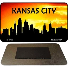 Kansas City Silhouette Magnet Fridge Refrigerator Home Kitchen Decoration