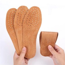 Leather Shoe Insoles Ultra Thin Breathable Large Size Absorb Sweat Shoes Pads