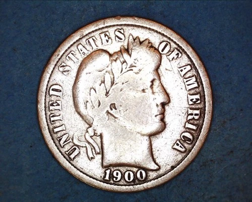 1900 Barber 10C DIME **110-6A
