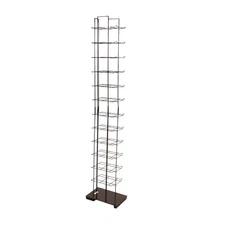 SSWBasics Black Floor Standing Ball Cap Rack and Hat Display Rack - Retail Hat