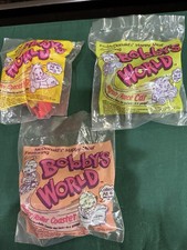 1993 BOBBY'S WORLD Vintage McDonald's Happy Meal Toys Sealed Complete Set of 3