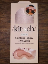 Kitsch Beauty Contour Pillow Eye Mask / Sleep Mask - BLUSH Pink *BRAND NEW!*