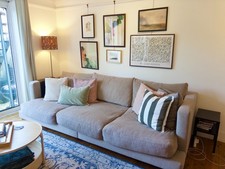 Adventures In Furniture 4 Seater Sofa Deep Neutral Tan Modular Chiswick W4