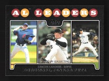 Jenks/Putz/Borowski LL White Sox Topps 2008 Black #181 SN /57
