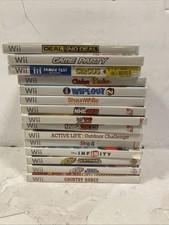 Nintendo Wii Lot of 15 Games w/ Cases