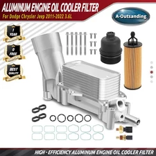 Engine Oil Cooler Filter Housing Assembly For Dodge Jeep Chrysler 2011-2022 3.6L