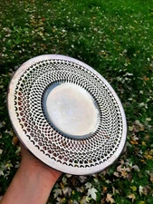 Intricate Silver Tray / Big Silver Tray / Vintage Silver Tray / Vintage Tray / 