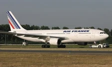 Airbus A-330 A330-200 Air France Desktop Wood Airplane New Model Small 1/200