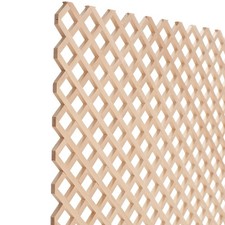 Outwater 24" x 35-3/4" x 3/8" Maple Diagonal Lattice Insert Panel
