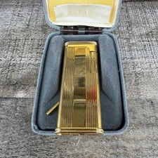 Vintage Colibri Lighter Gold Tone For Parts FTR 24501
