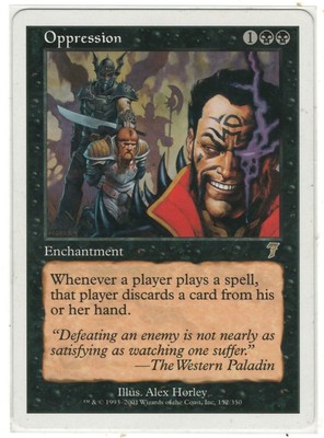 MTG Oppression 7th Edition Magic The Gathering TCG