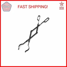 Stanbroil Outdoor Campfire Fireplace Tongs, 26" Long, Log Grabber, Black