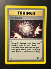 Max Revive 117/132 Uncommon Gym Challenge Pokemon Unlimited Lightly Played