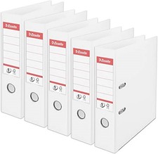 Image of Esselte, A4 Lever Arch File, 75 mm Spine, 500 sheets Capacity, PP, Plastic Cove