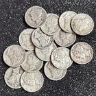 Silver Mercury Dimes lot (15) 1900s