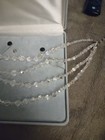 Vintage Four 4 Strand Aurora Borealis AB Crystal Faceted Graduated Necklace — photo 5