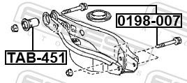 Fits FEBEST 0198-007 SCREW   ⭐UK Stock⭐