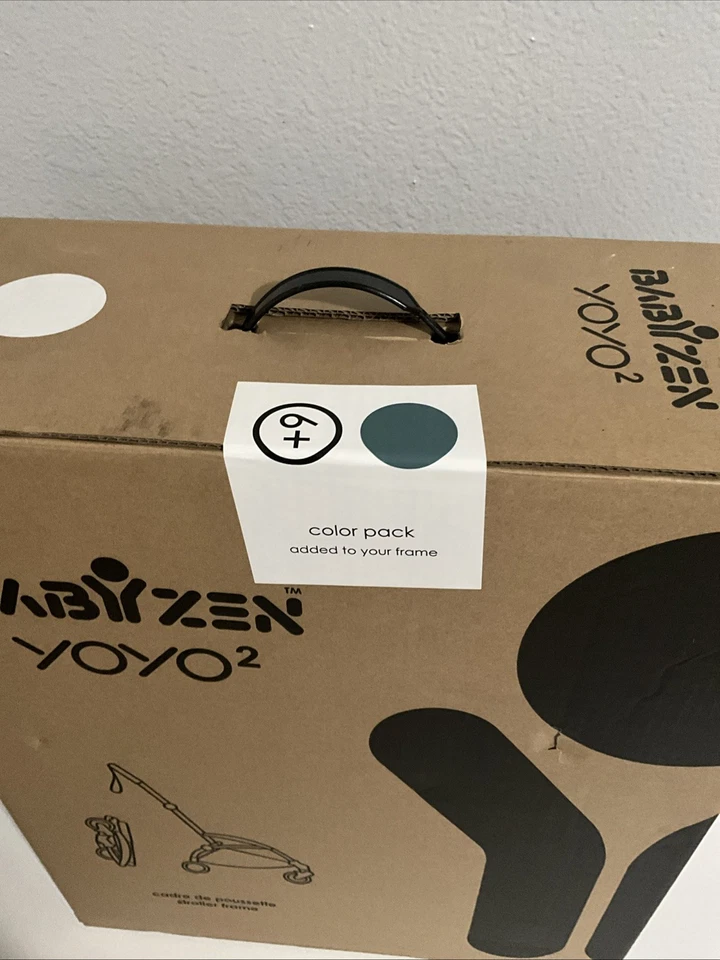 Babyzen Yoyo 2 Stroller & 6+ Color Pack Bundle White Aqua New Sealed - Image 2 of 4