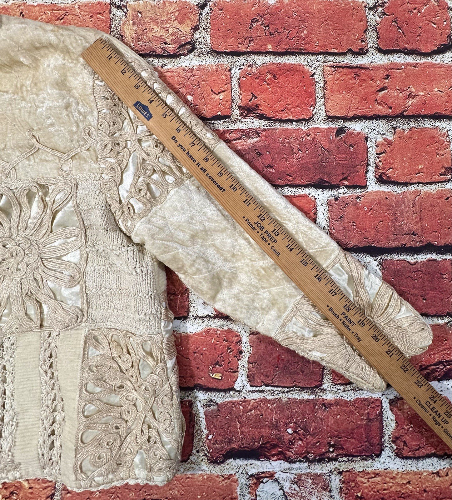 COLDWATER CREEK PATCHWORK JACKET MEDIUM VELVET EM… - image 16