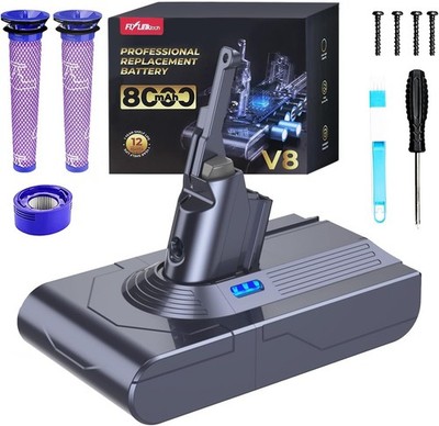 Akku 8Ah Ersatz für Dyson V8 Absolute Animal Fluffy Motorhead Staubsauger Sauger