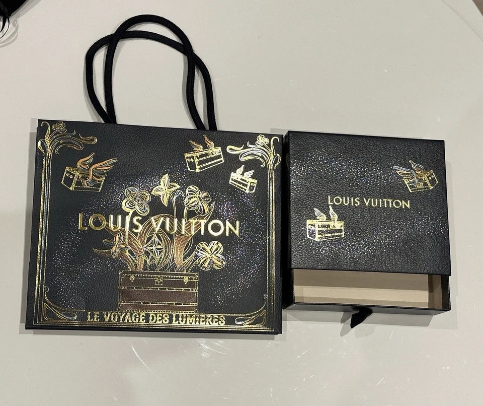 Louis Vuitton Christmas 2026 Limited Edition Packaging Box + Bag + Gold Tags New - Image 2 of 4