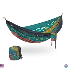 ENO DoubleNest Hammock Print - Day to Night, Lightweight, Portable, 2 Person