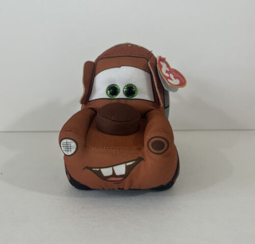 Ty Beanie Babies Sparkle Disney Pixar Cars 3 Mater Holownik 6" Pluszowa zabawka 2017 - Zdjęcie 1 z 8