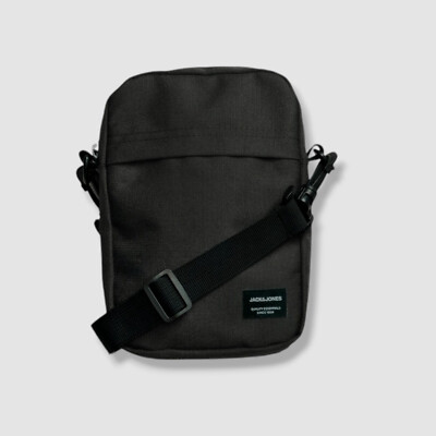 Jack & Jones Men's Black Jamie Small Sling Bag.