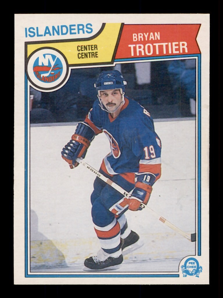 Bryan Trottier #21 Hockey Cards 1983 O-Pee-Chee trading card — raw and PSA graded price guide