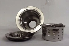 New Decor Star KD-002 V2, 3-1/2" Kitchen Out Basket, Stainless Steel, 