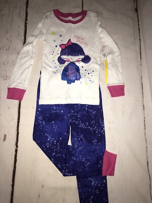 NEW! Girl's Winter Size 4 Cotton Snug Fit 2-Piece Pajama Set Children's Place