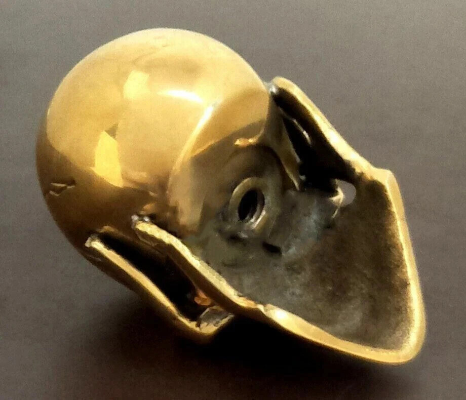 Nautical Solid Brass Heavy Skull Head Handle for … - image 2