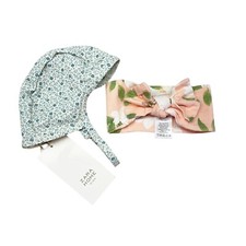 NWT Zara Infant Cap Angel Dear Knotted Headband 0-12 months Floral