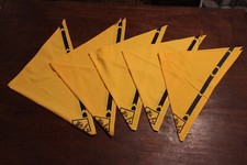 Boy Scouts of America BSA Neckerchief Lot Of 5 Cub Scouts Yellowish Orange