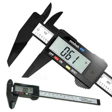 Digital Caliper 6" 150mm Micrometer LCD Gauge Vernier Electronic Measuring Ruler