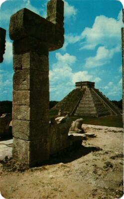 CPM AK CHICHEN ITZA Das Schloss vom Tempel der Krieger MEXIKO (647810)