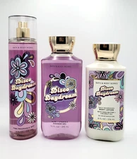 Bath & Body Works Disco Daydream Body Mist Shower Gel & Body Lotion New Set of 3