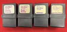  4 View-Master Show Beam Cartridges Batman, Spider-Man, Bugs Bunny, etc.