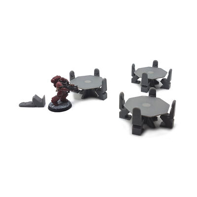 Großer Vorstand Besprechungsraum 28 mm Sci-Fi Legion Wargaming Objektiv Tischplatte Landschaft